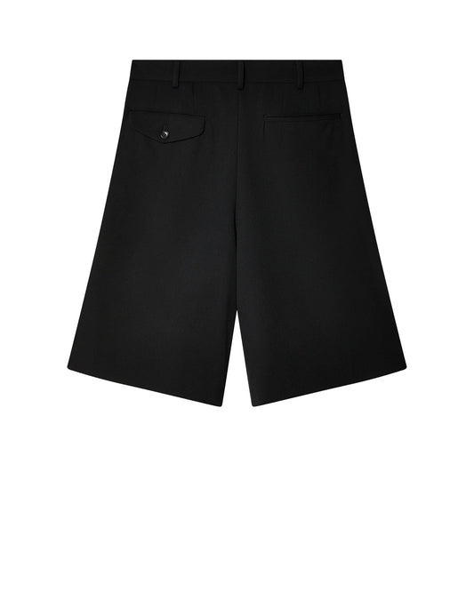 Black CDG Knee-length Shorts