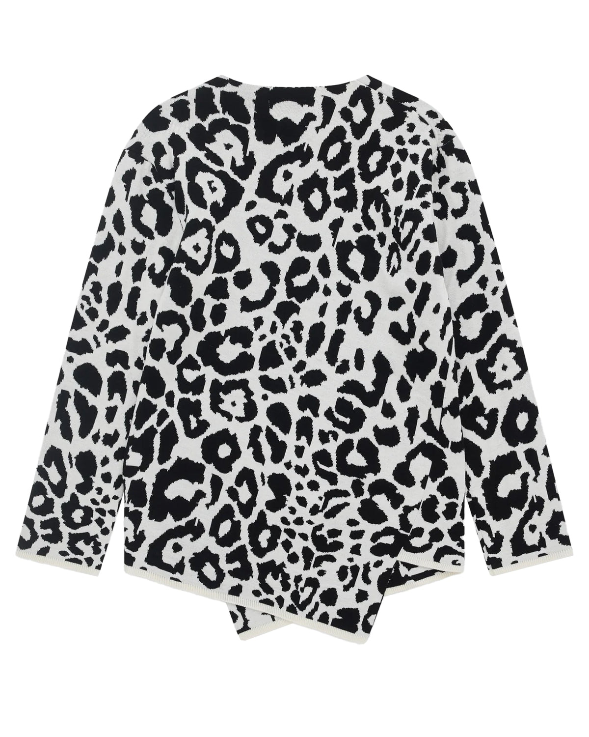 Black CDG Asymmetric Sweater