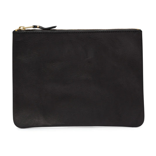 CDG Wallet Washed Wallet Serie SA5100WW Zip Pouch ¨C Black