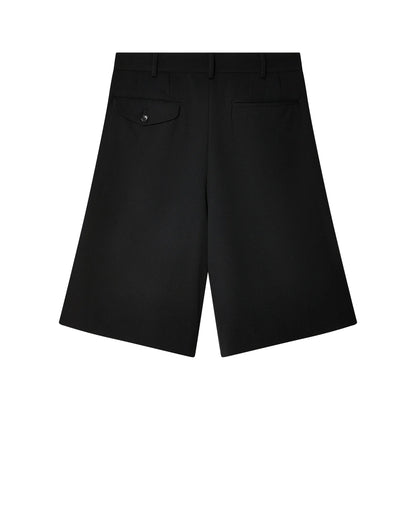 Black CDG Knee-length Shorts