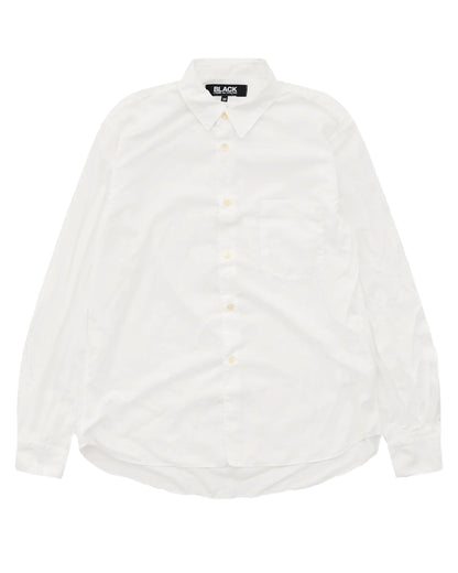 Black CDG Creased Shirt