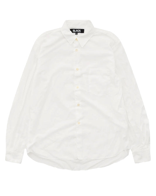 Black CDG Creased Shirt