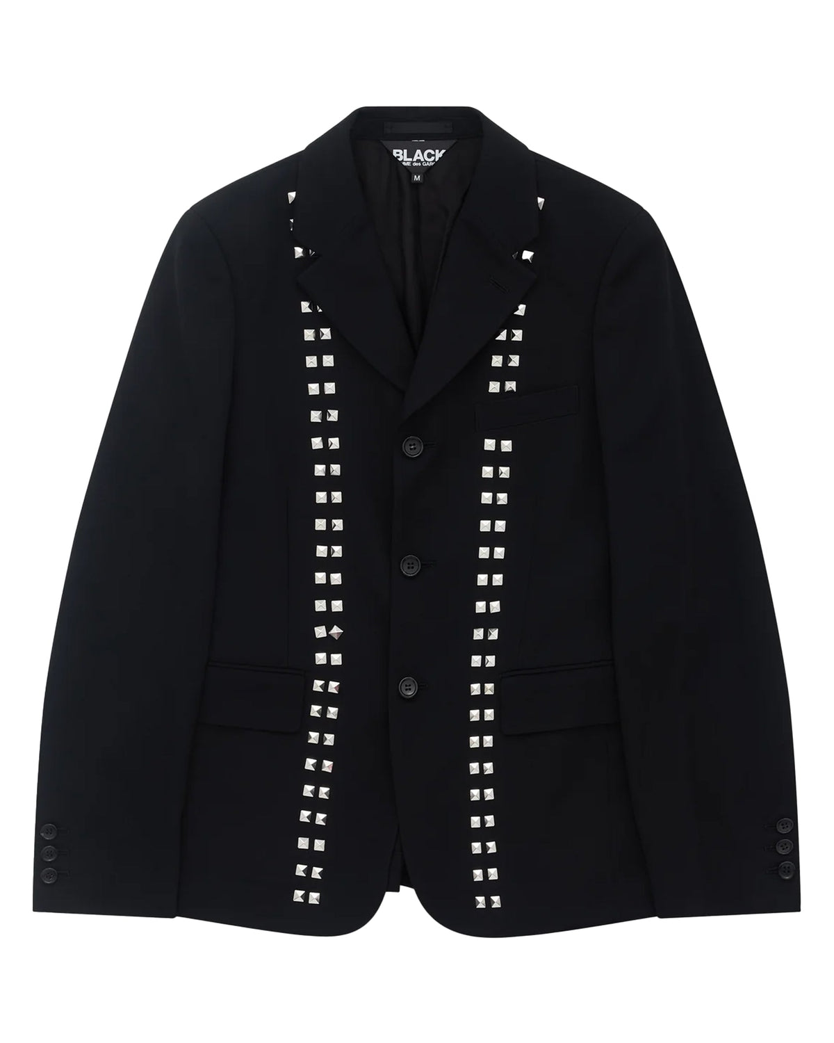 Black CDG Studded Blazer