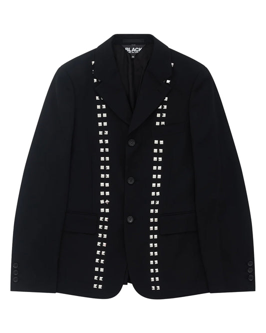 Black CDG Studded Blazer
