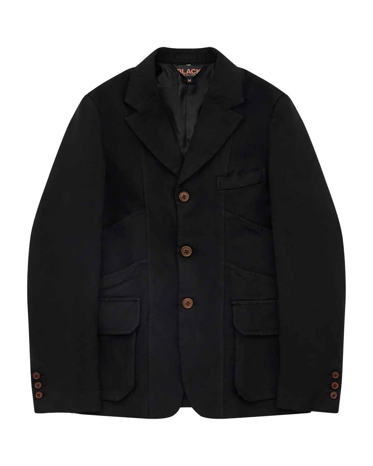 Black CDG Panelled Jacket