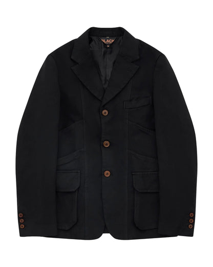 Black CDG Panelled Jacket
