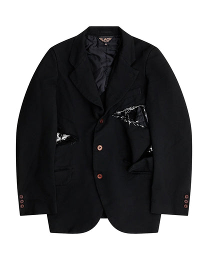 Black CDG Gabardine Jacket