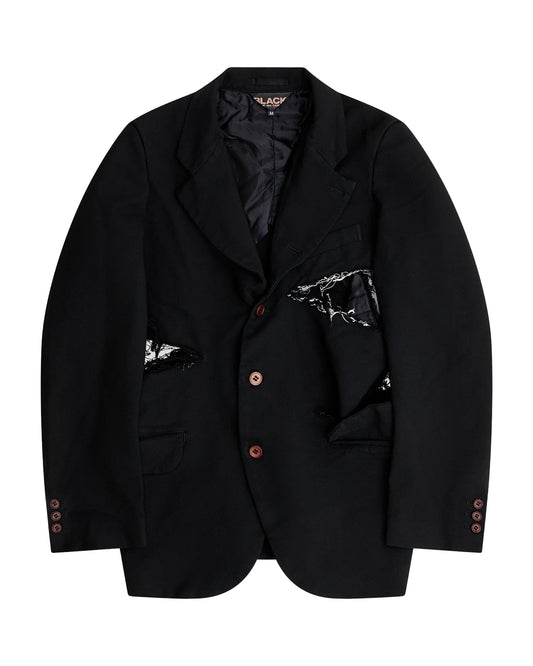 Black CDG Gabardine Jacket