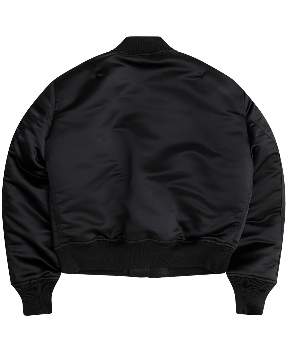 Black CDG Reversible Frilled Bomber Jacket
