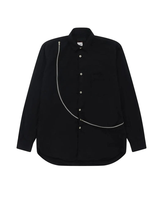 CDG SHIRT Hemd mit Reissverschluss Detail
