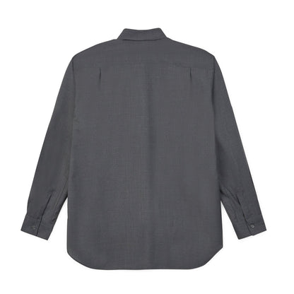 CDG SHIRT FOREVER Men's Wool Shirt ¨C Classic Fit ¨C Light Gray
