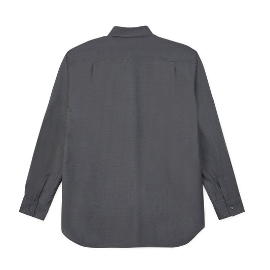 CDG SHIRT FOREVER Men's Wool Shirt ¨C Classic Fit ¨C Light Gray