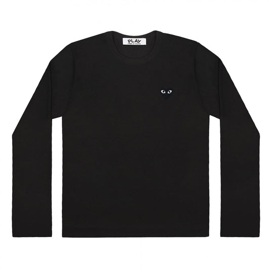 CDG PLAY Long-Sleeve T-Shirt ¨C Black, Black Heart
