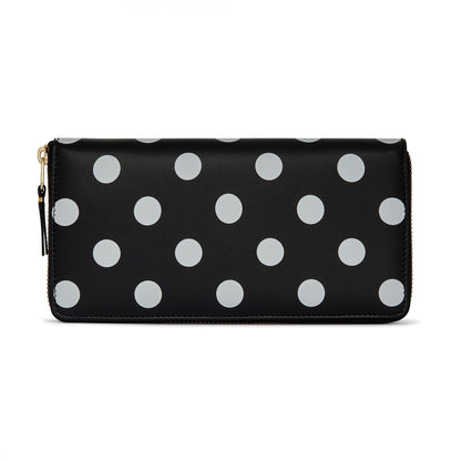 Polka Dots Printed Serie SA0110PD Zip Around Wallet