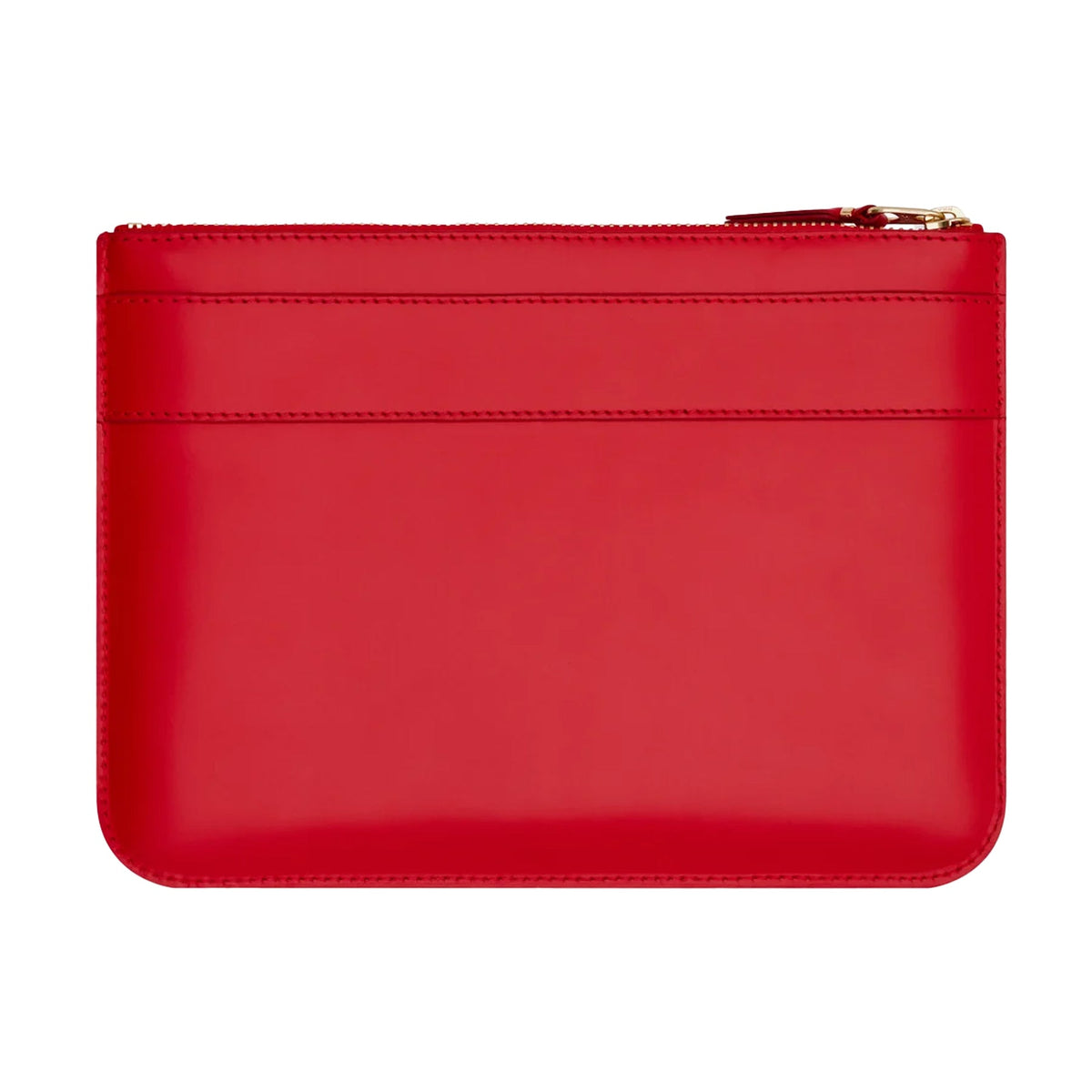 CDG Wallet Big Bow Line SA5100BB Zip Pouch ¨C Red