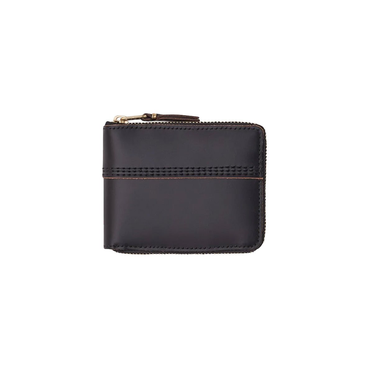 CDG Wallet Triple Stitch Serie SA7100TS Zip Around Wallet ¨C Black