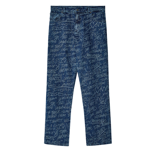 Sky High Farm KS Graffiti Straight Leg Jeans