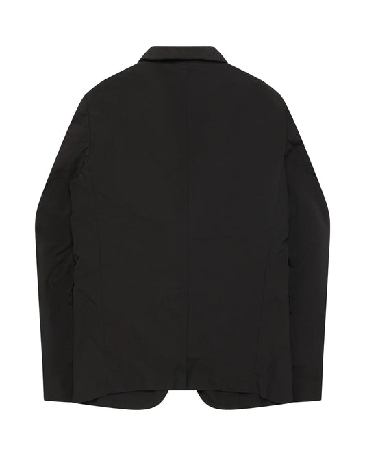 Black CDG Ruffle Blazer
