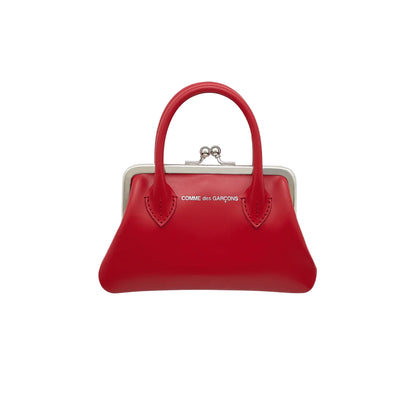CDG Wallet Clasp Handles Line SA0301CH Kiss Clasp Wallet ¨C Red