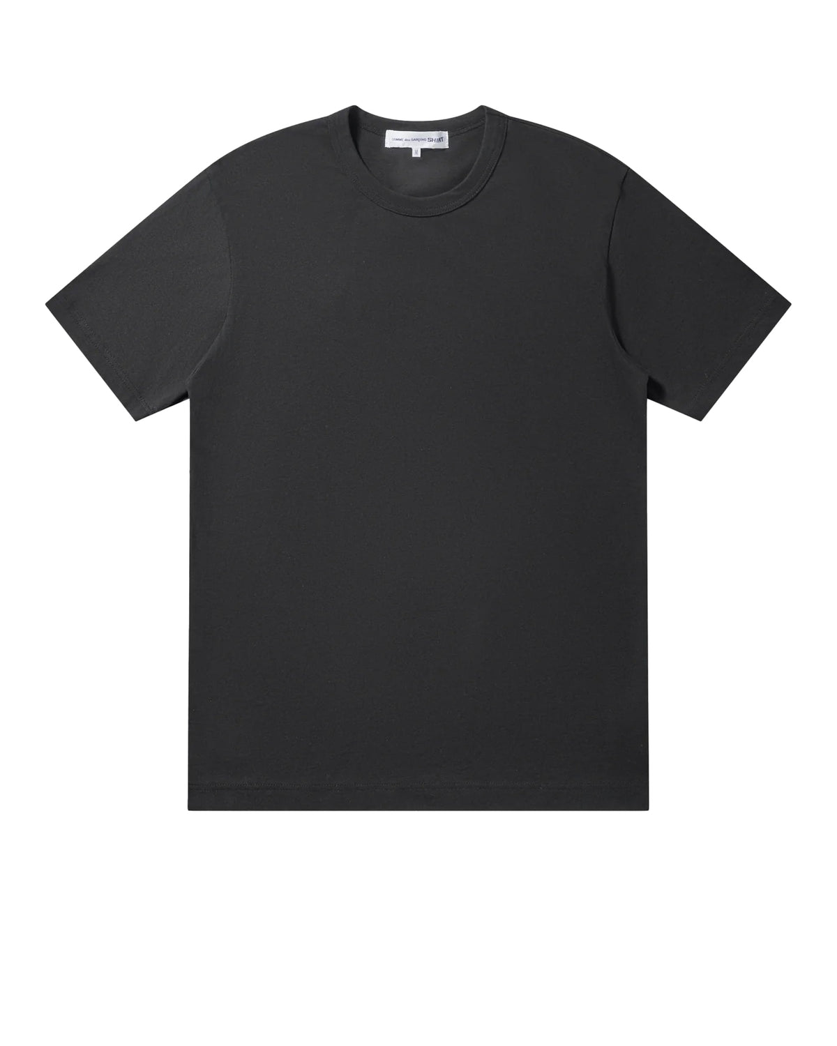 CDG SHIRT Logo T-shirt ¨C Black ¨C Blue printed detail
