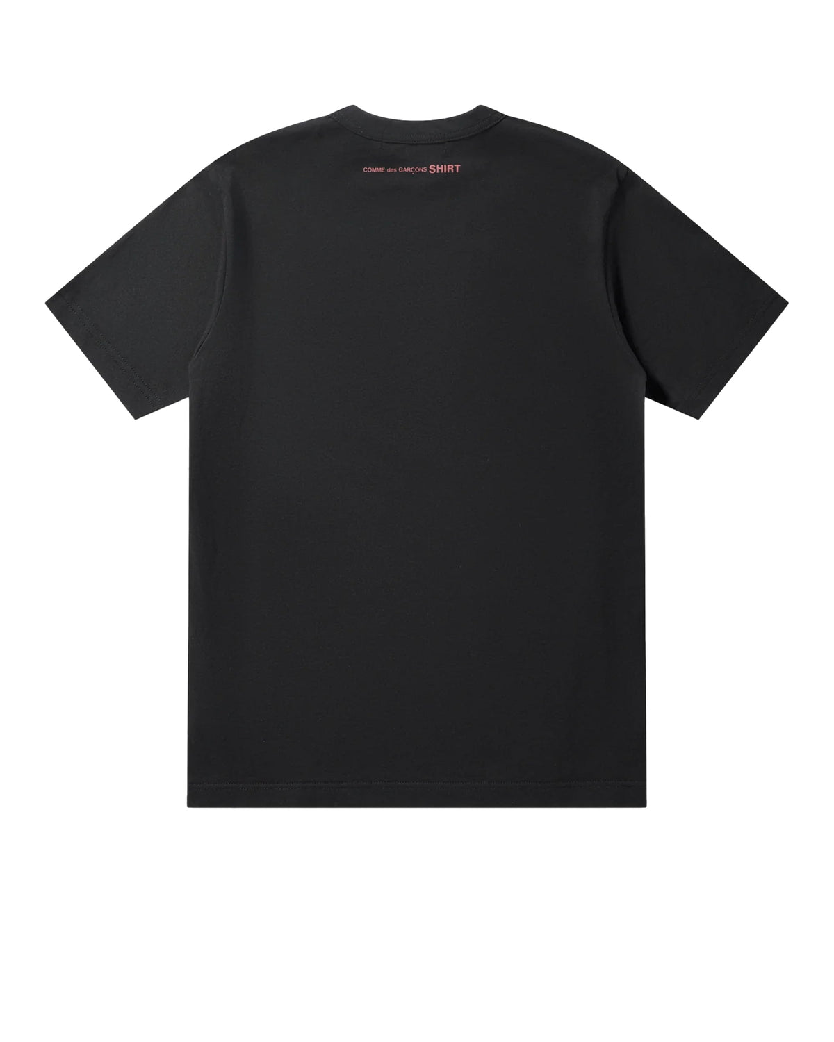 CDG SHIRT Logo T-shirt ¨C Black ¨C Red printed detail