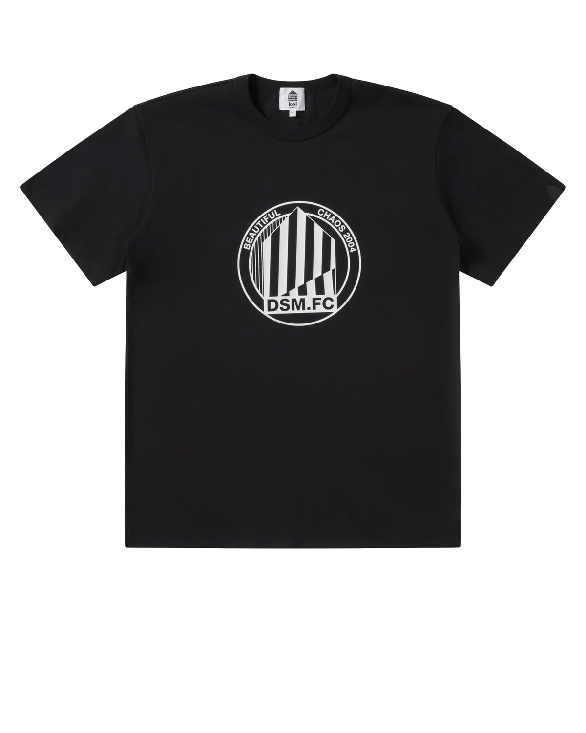 DSM Kei Ninomiya DSM F.C. Short-sleeved T-shirt ¨C Black ¨C White graphic