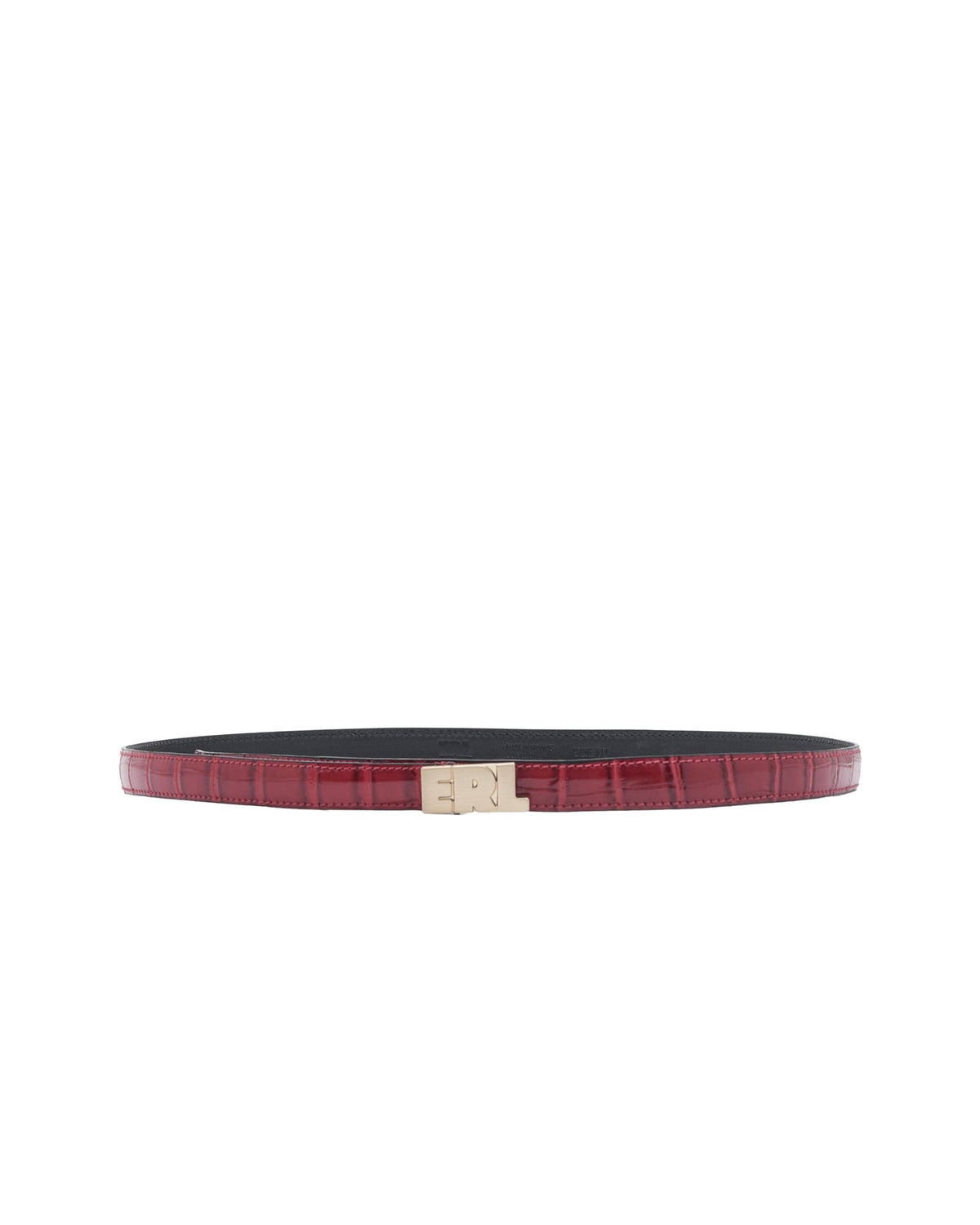 ERL Small Croc Belt ¨C Red